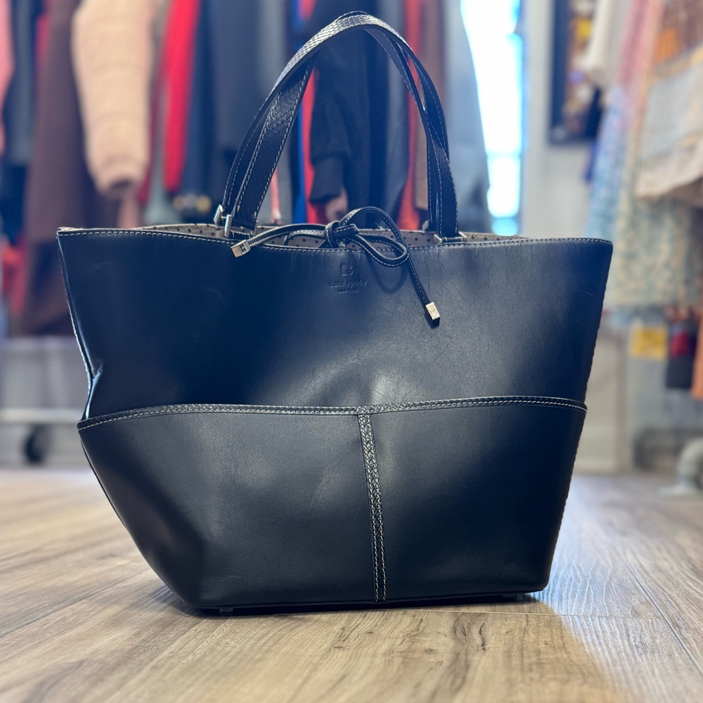 Vintage Kate Spade Leather Tote Bag